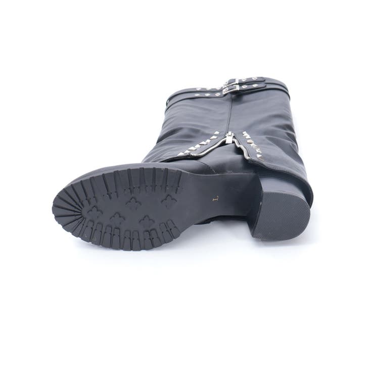 スタッズ付カバーロングブーツ | axes femme | 詳細画像10 