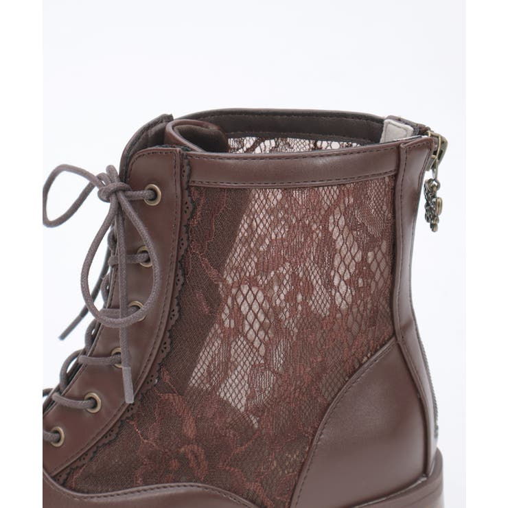 チュールレースアップブーツ | axes femme | 詳細画像8 