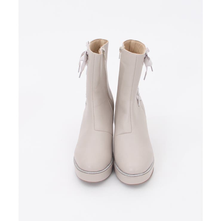 axes アクシーズ ショートブーツ シアー メッシュ パール