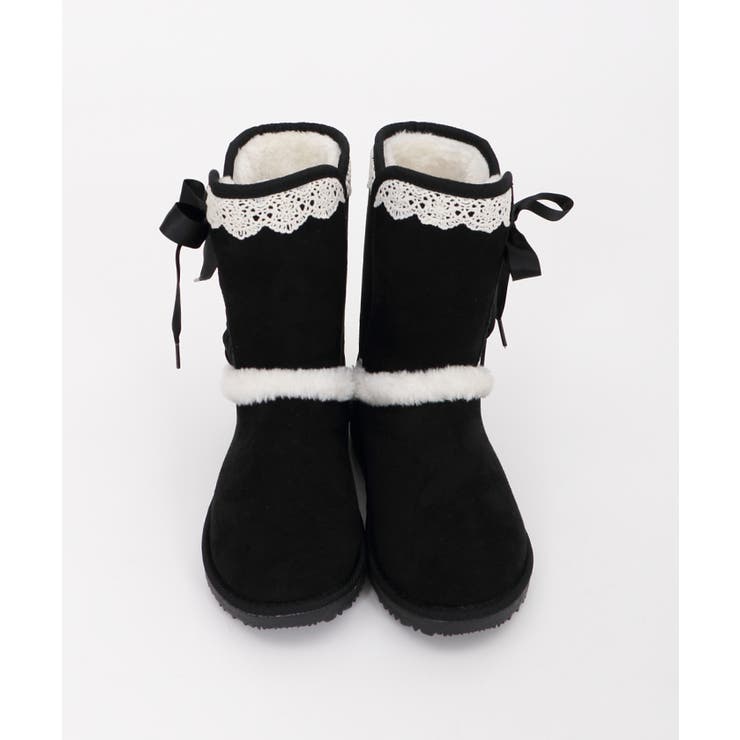 レースアップムートンブーツ[品番：IGAW0000706]｜axes femme