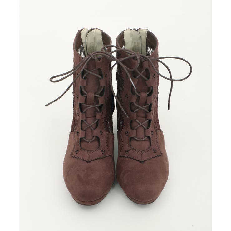 チュールレースアップブーツ[品番：IGAW0000394]｜axes femme