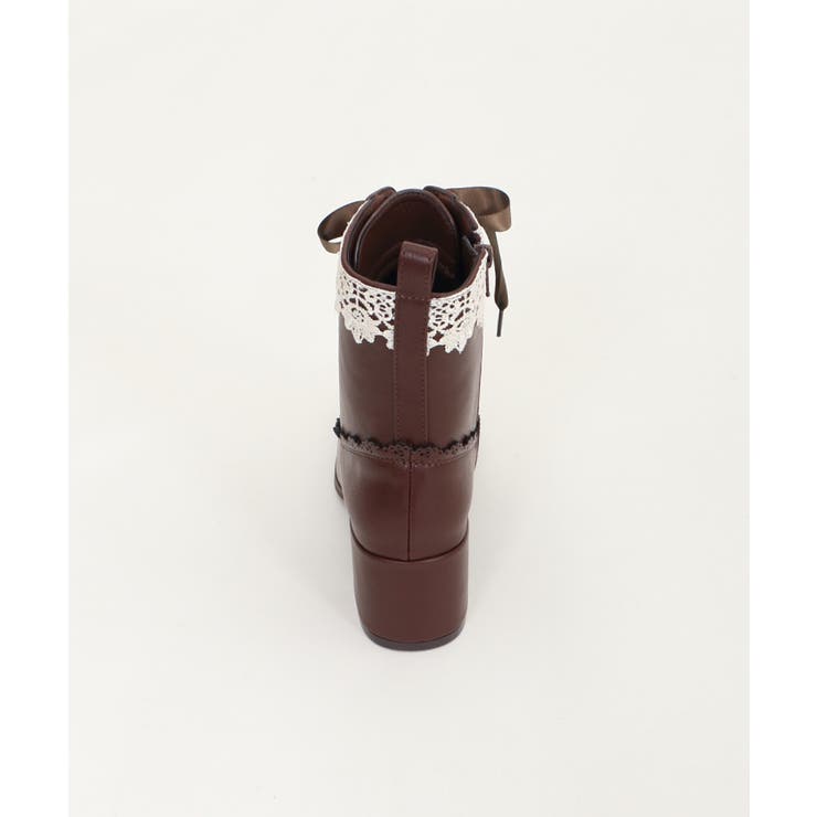 axes femme ショートブーツ axes femme（アクシーズファム）の「フリルショートブーツ