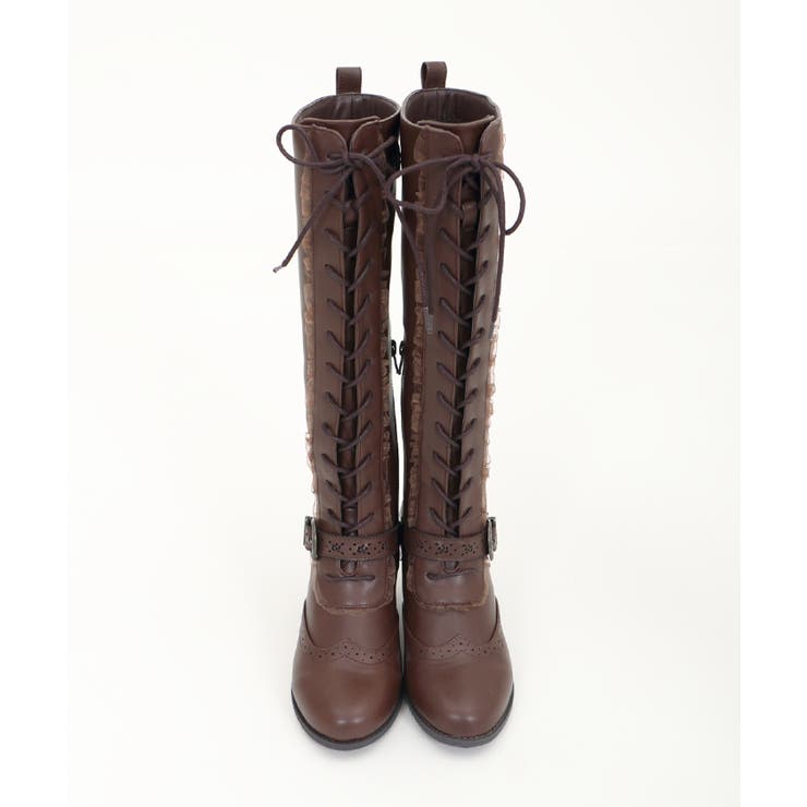 新品未使用 アクシーズファム フェアリーグランジ ロングブーツ axes femme（アクシーズファム）の「レースアップロングブーツ（ブーツ