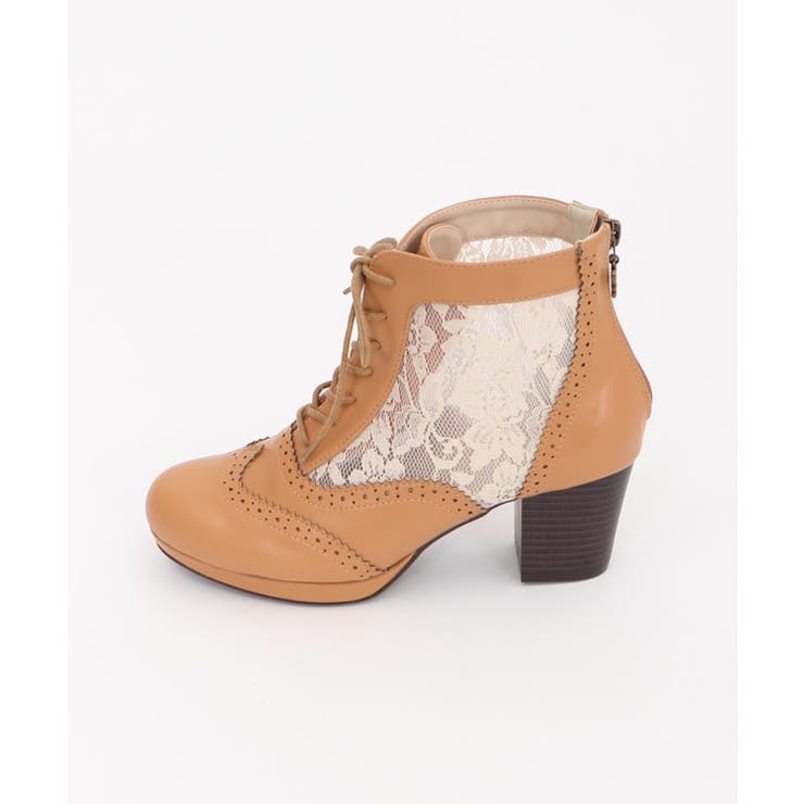 チュールレースアップブーツ[品番：IGAW0001276]｜axes femme