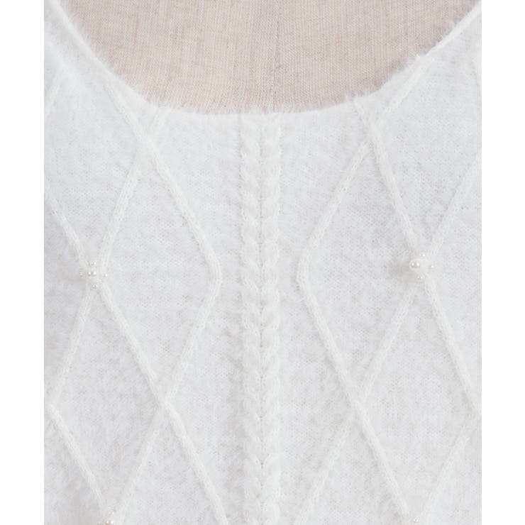 肩リボンシャギービスチェ | axes femme | 詳細画像10 