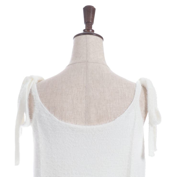 肩リボンシャギービスチェ | axes femme | 詳細画像11 