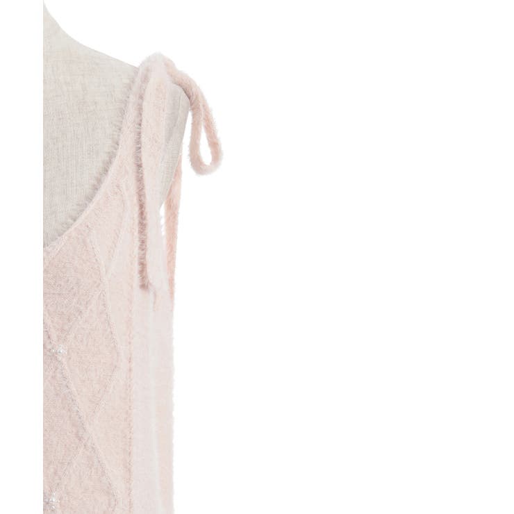 肩リボンシャギービスチェ | axes femme | 詳細画像26 