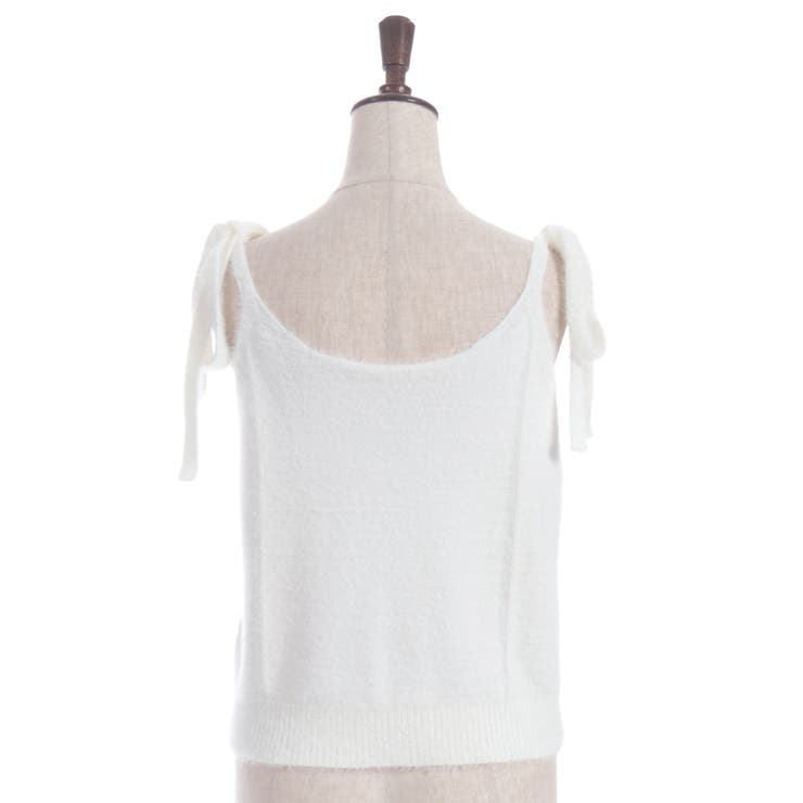 肩リボンシャギービスチェ | axes femme | 詳細画像7 