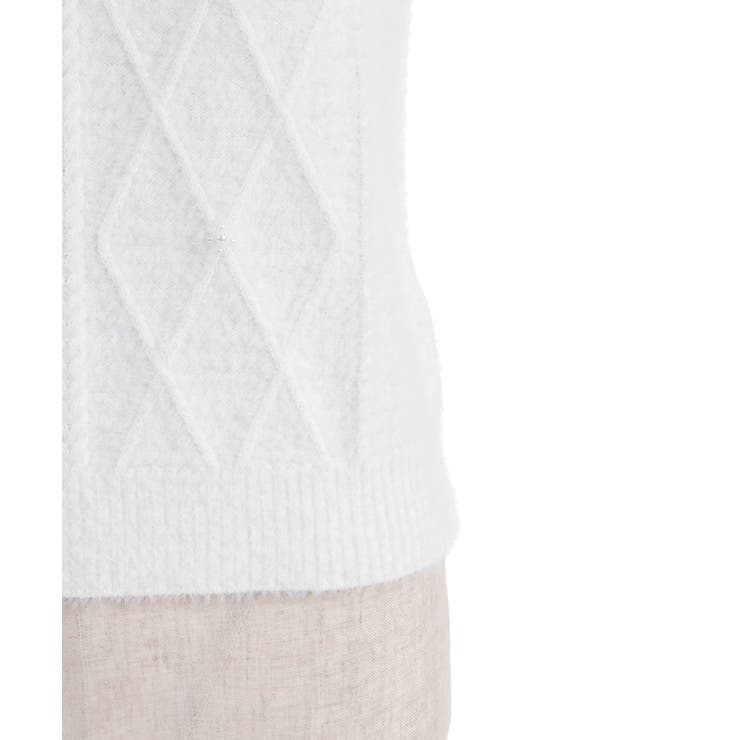 肩リボンシャギービスチェ | axes femme | 詳細画像9 