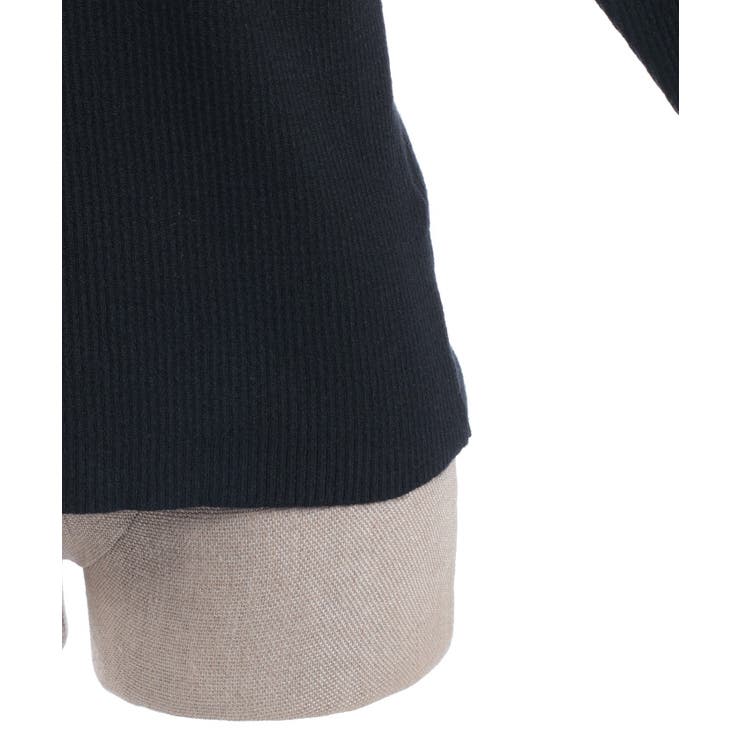 ブローチ付バイカラー襟ニット | axes femme | 詳細画像20 