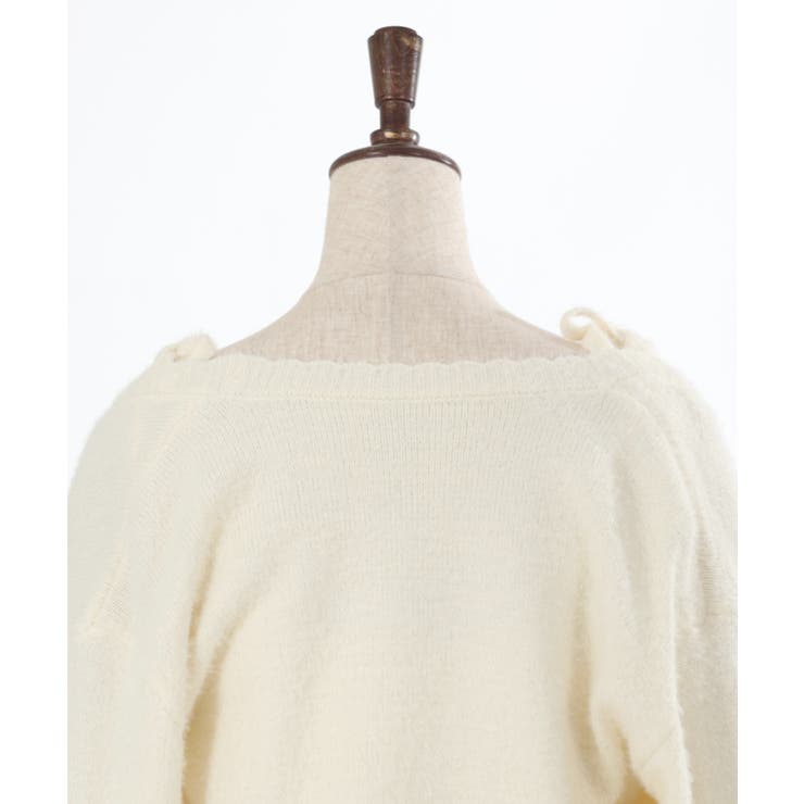 薔薇付カーデ×インナーセット[品番：IGAW0004542]｜axes femme