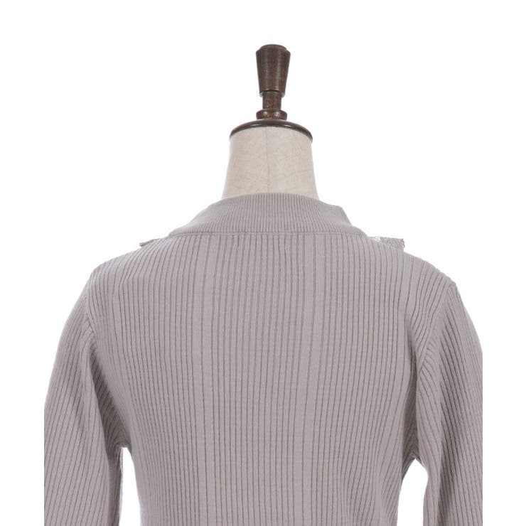 バラボトルネックリブニット | axes femme | 詳細画像34 