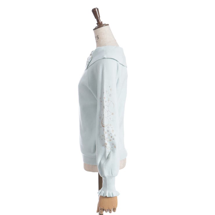 アステリズム刺繍ニットプルオーバー | axes femme | 詳細画像10 