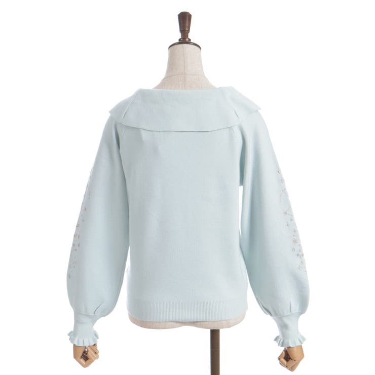 アステリズム刺繍ニットプルオーバー | axes femme | 詳細画像11 