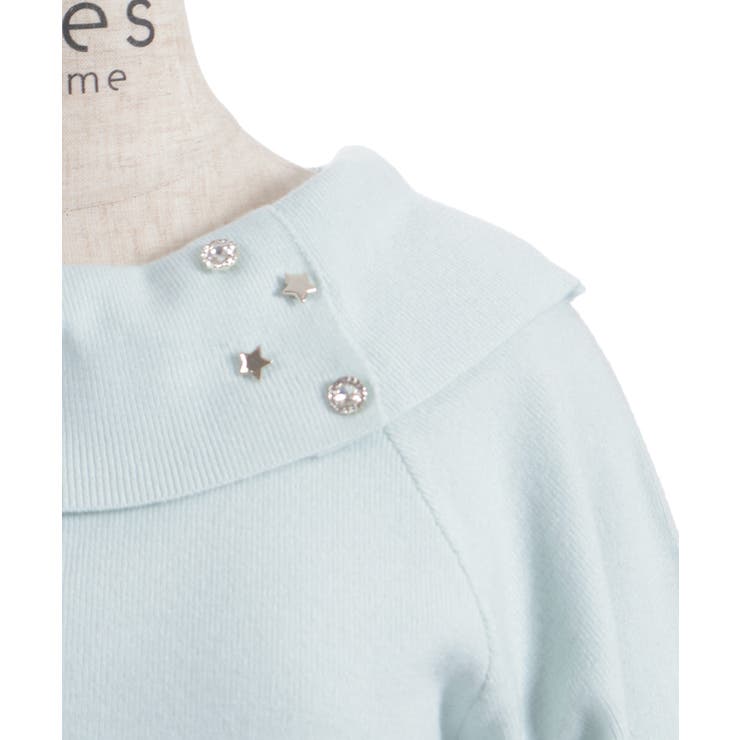 アステリズム刺繍ニットプルオーバー | axes femme | 詳細画像12 