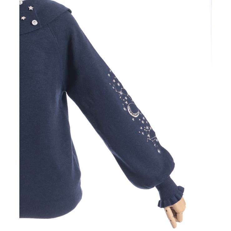 アステリズム刺繍ニットプルオーバー | axes femme | 詳細画像24 