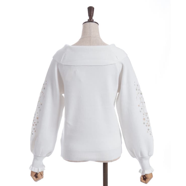 アステリズム刺繍ニットプルオーバー | axes femme | 詳細画像27 