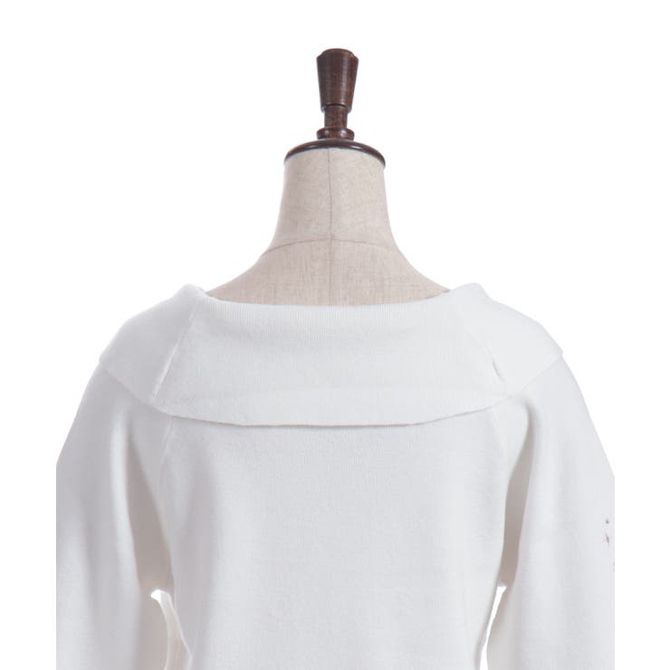 アステリズム刺繍ニットプルオーバー | axes femme | 詳細画像30 