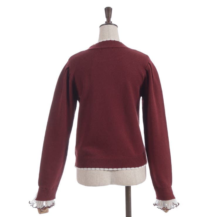 ハートジャカードニットプルオーバー | axes femme | 詳細画像10 