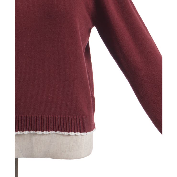 ハートジャカードニットプルオーバー | axes femme | 詳細画像12 