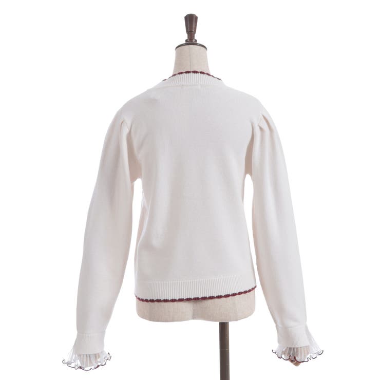 ハートジャカードニットプルオーバー | axes femme | 詳細画像16 