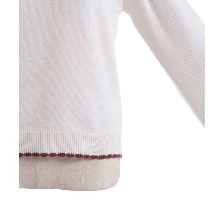 ハートジャカードニットプルオーバー | axes femme | 詳細画像18 