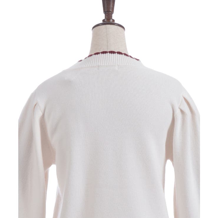 ハートジャカードニットプルオーバー | axes femme | 詳細画像20 