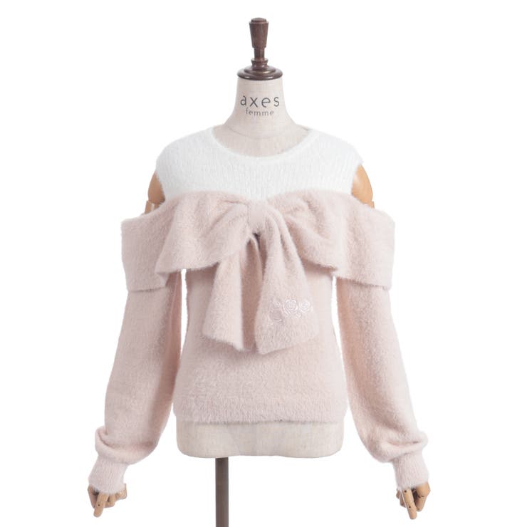 リボンフェザーニット | axes femme | 詳細画像10 