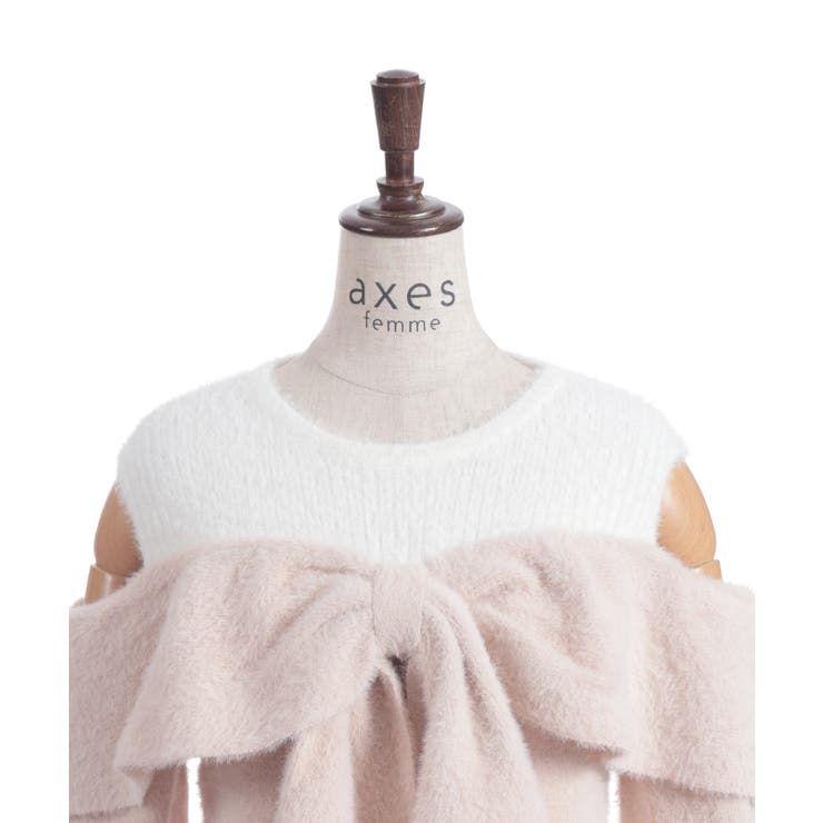 リボンフェザーニット | axes femme | 詳細画像13 
