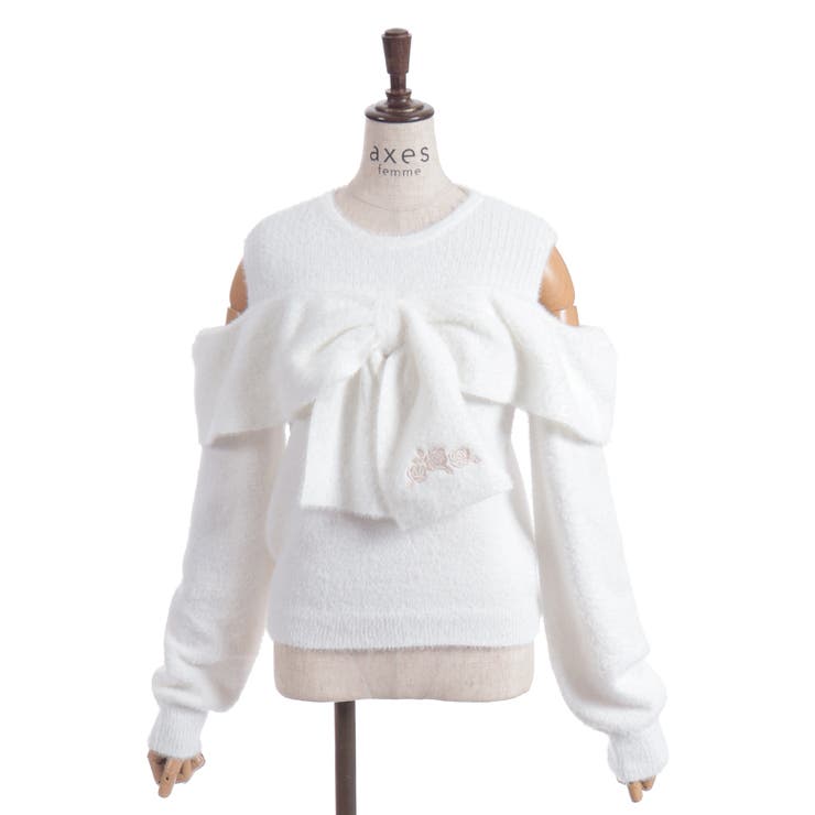 リボンフェザーニット | axes femme | 詳細画像18 