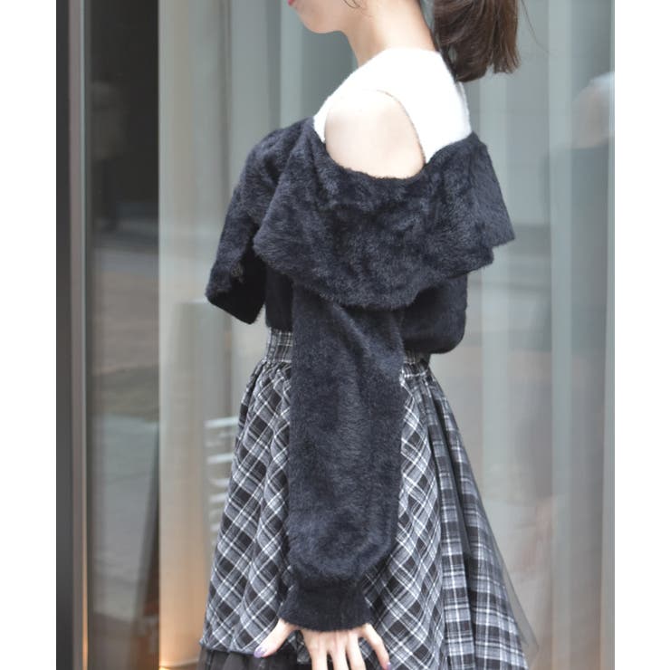 リボンフェザーニット | axes femme | 詳細画像2 