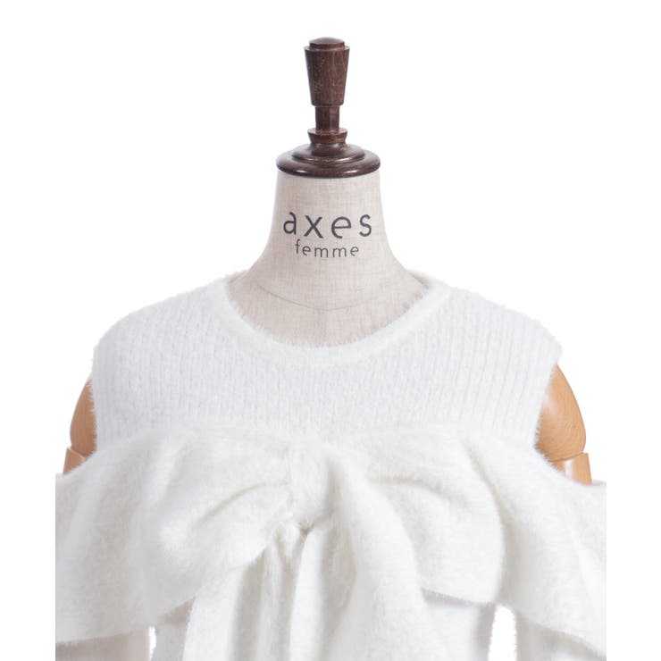 リボンフェザーニット | axes femme | 詳細画像21 