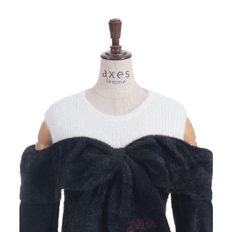 リボンフェザーニット | axes femme | 詳細画像27 