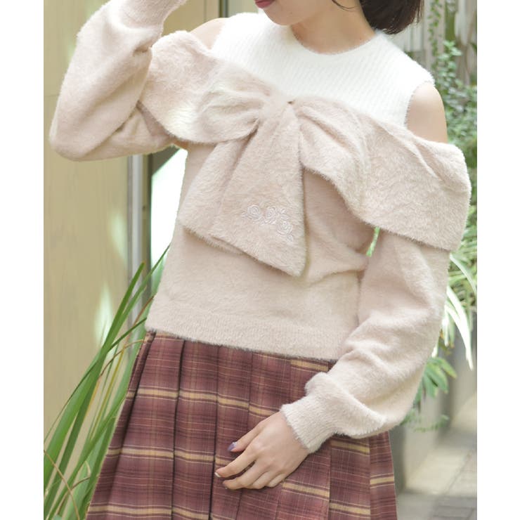 リボンフェザーニット | axes femme | 詳細画像6 