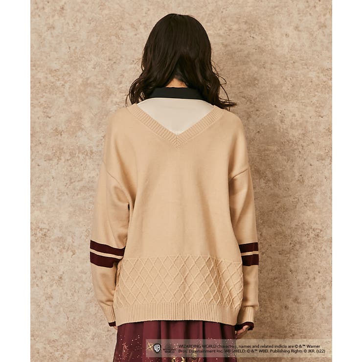 axes femme / ハリー・ポッター前後カーディガン F 生成り Y-24-09-18-079-AX-BL-SZ-ZI ハリー・ポッター 前後カーディガン[品番：IGAW0002821]｜axes