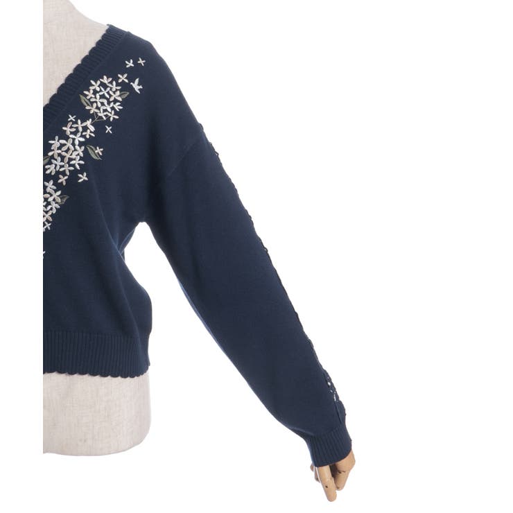 金木犀刺繍ニットカーディガン | axes femme | 詳細画像14 