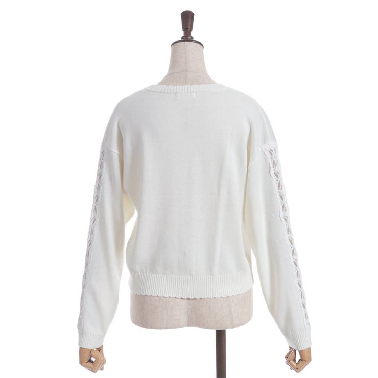 金木犀刺繍ニットカーディガン | axes femme | 詳細画像17 