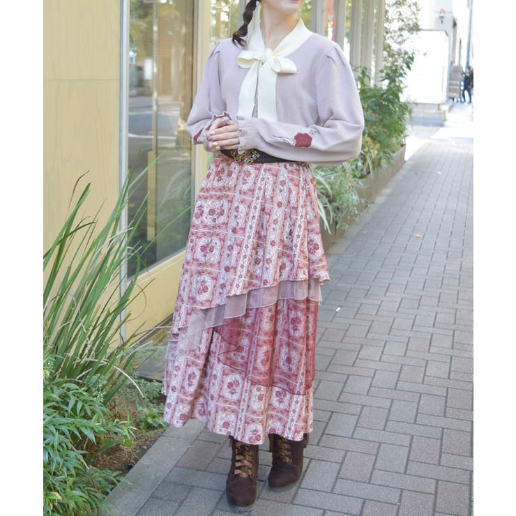 ローズ・ステンドグラスカーディガン | axes femme | 詳細画像10 