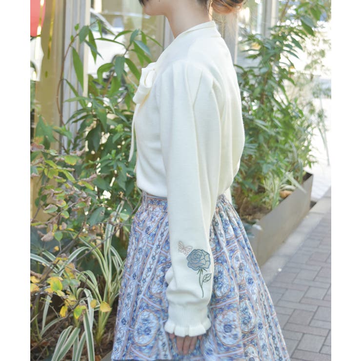 ローズ・ステンドグラスカーディガン | axes femme | 詳細画像2 