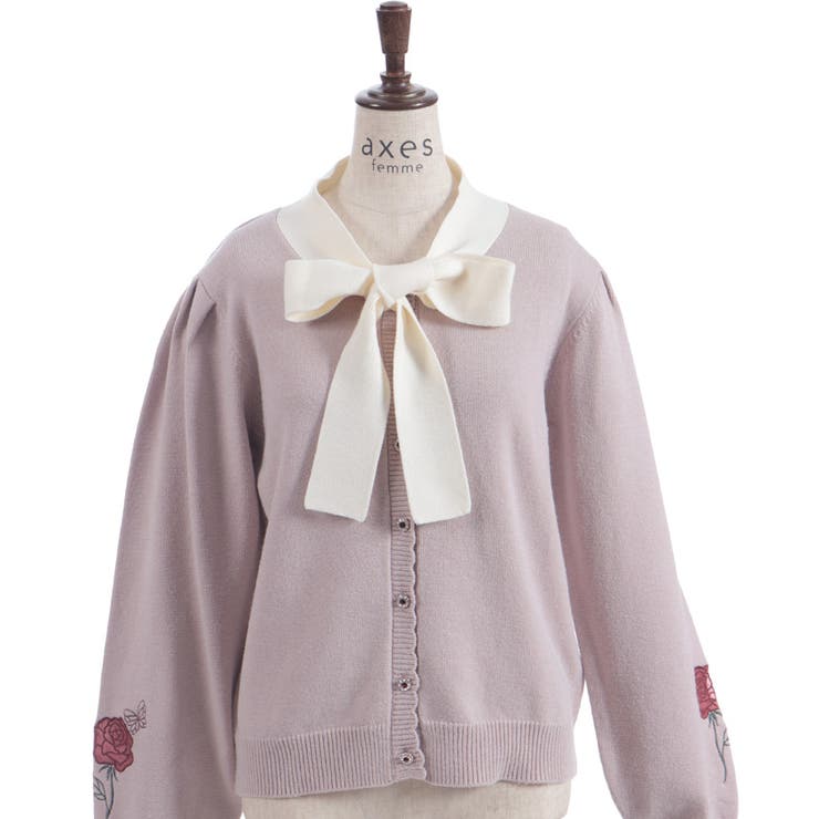 ローズ・ステンドグラスカーディガン | axes femme | 詳細画像26 