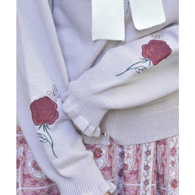 ローズ・ステンドグラスカーディガン | axes femme | 詳細画像7 