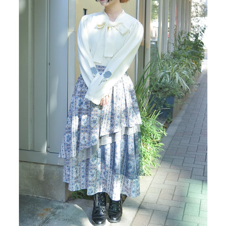 ローズ・ステンドグラスカーディガン | axes femme | 詳細画像9 