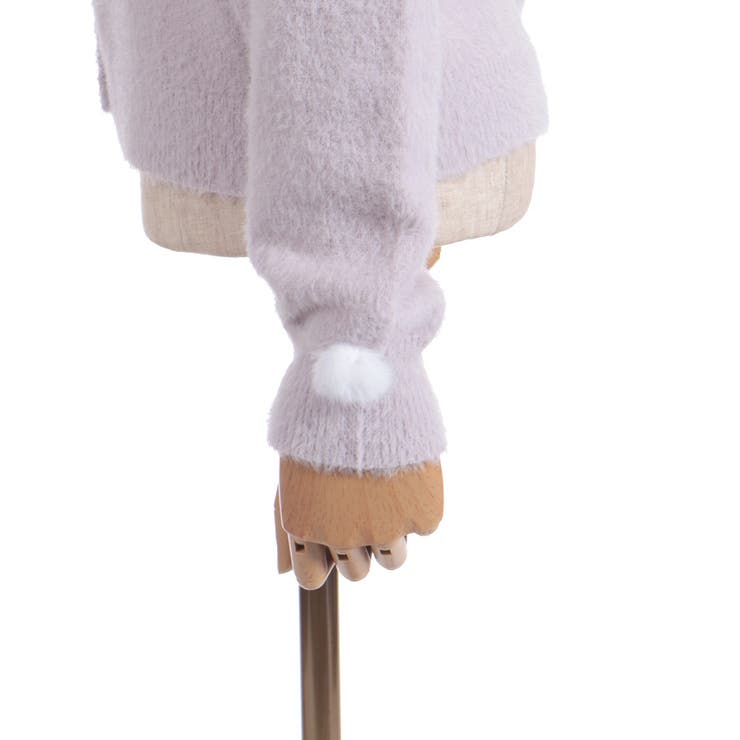 スノー・ローズ刺繍カーデ | axes femme | 詳細画像28 