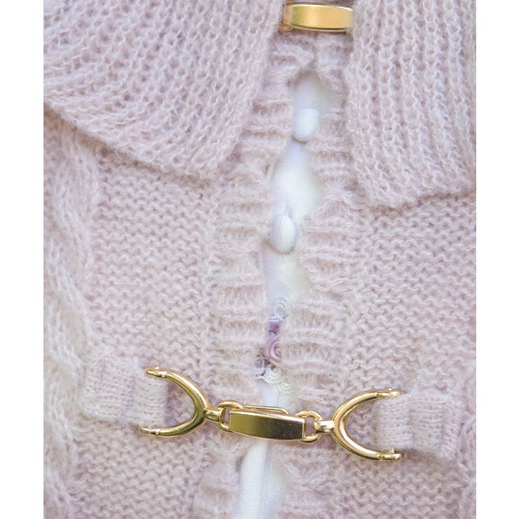 ふわふわモヘアニットケープ | axes femme | 詳細画像4 