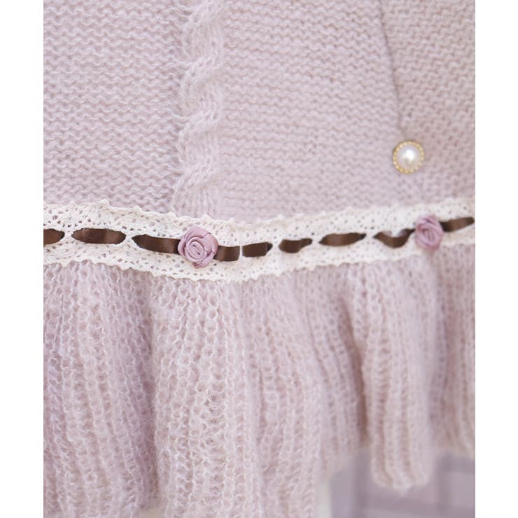 ふわふわモヘアニットケープ | axes femme | 詳細画像5 