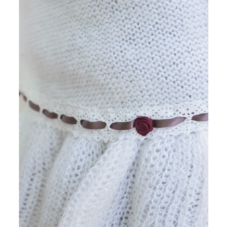 ふわふわモヘアニットケープ | axes femme | 詳細画像7 