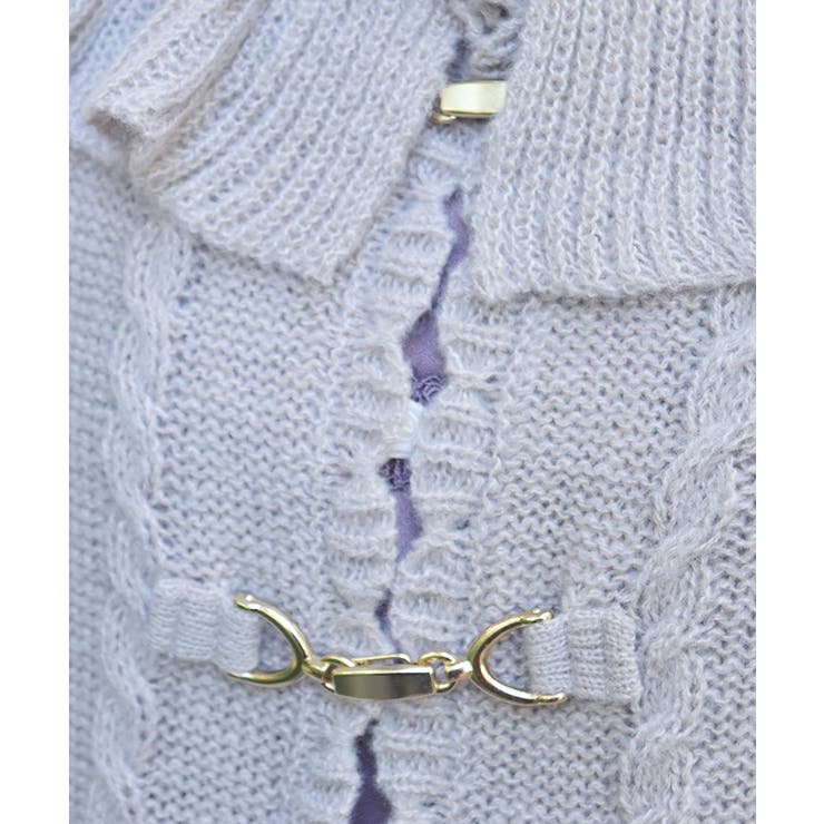 ふわふわモヘアニットケープ | axes femme | 詳細画像9 