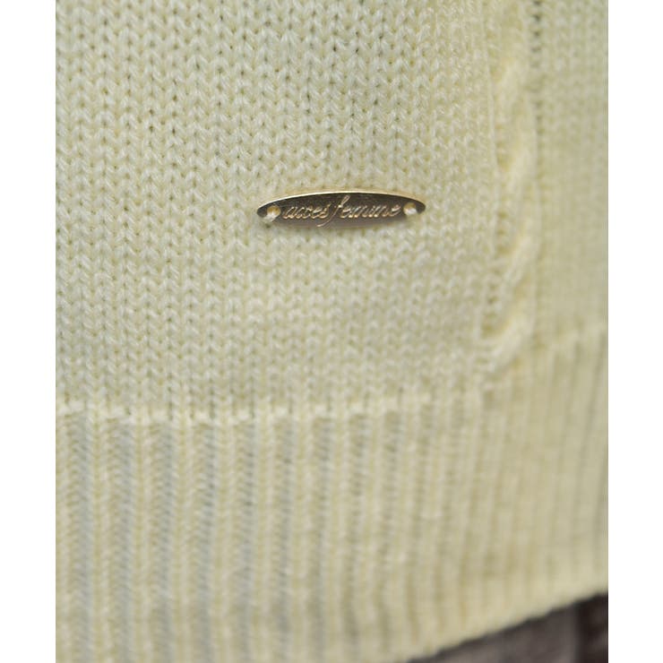 リボン釦編み上げニットカーディガン | axes femme | 詳細画像8 