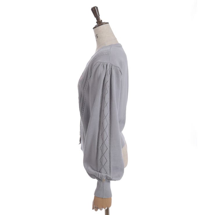 桜刺繍ニットカーディガン | axes femme | 詳細画像15 