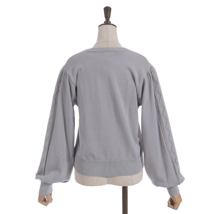 桜刺繍ニットカーディガン | axes femme | 詳細画像16 